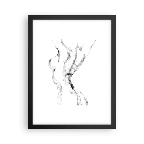 Affiche dans un cadre noir - Poster - Belle et forte - 30x40 cm