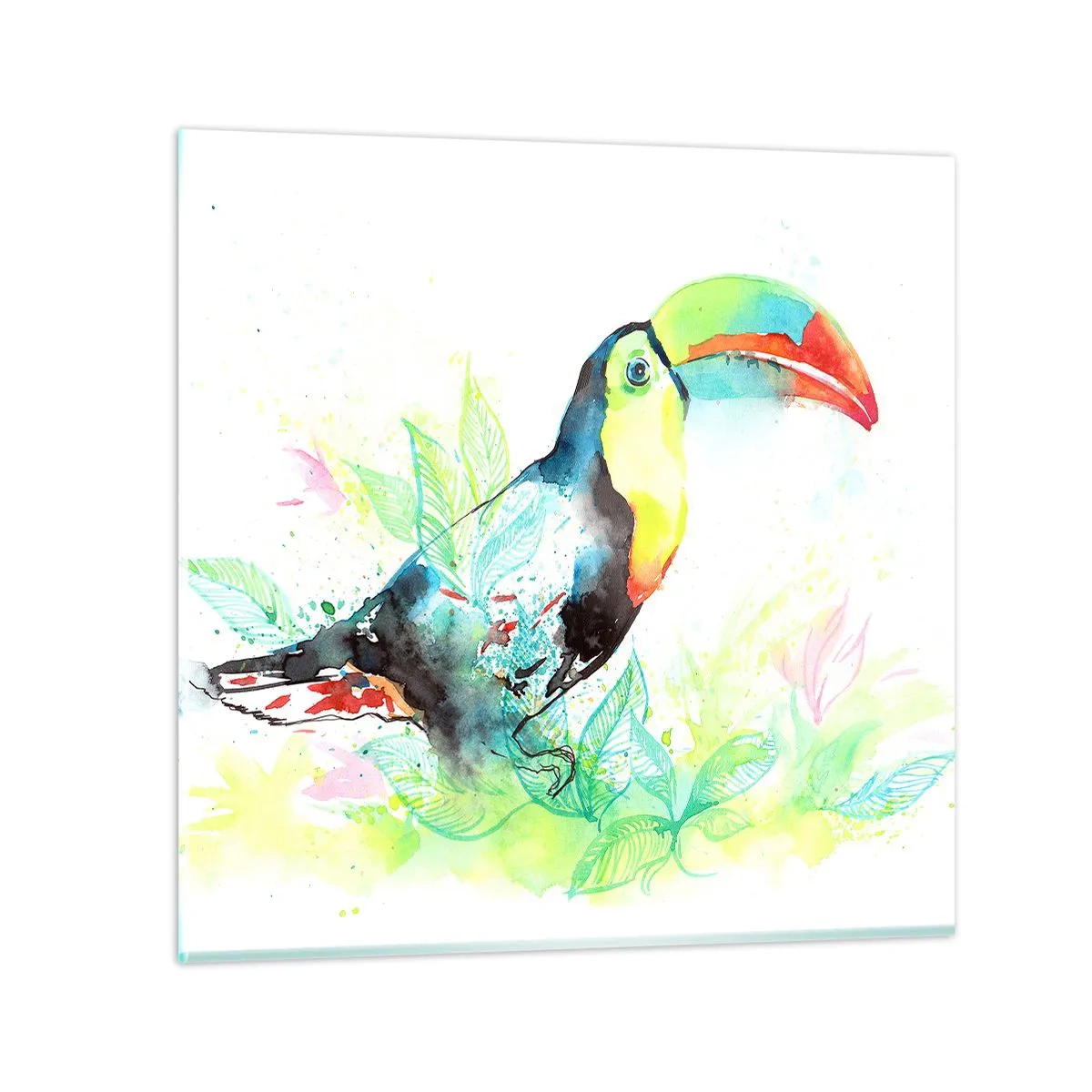 Impression sur verre - Image sur verre - Aussi coloré que l'Amérique du Sud - 40x40 cm