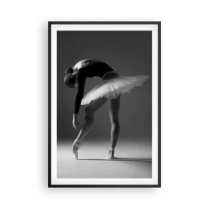 Affiche dans un cadre noir - Poster - Belle ballerine - 61x91 cm