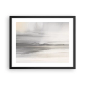 Affiche dans un cadre noir - Poster - Distance réfléchie - 50x40 cm