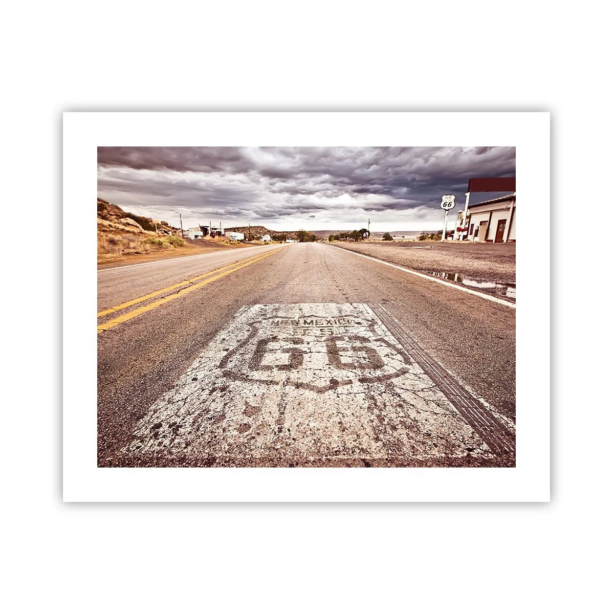 Affiche - Poster - Mother Road - une légende américaine - 50x40 cm