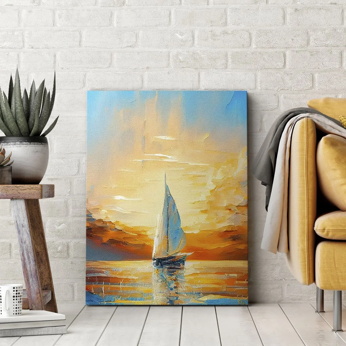 Impression sur toile - Image sur toile - Expédition en or - 45x80 cm