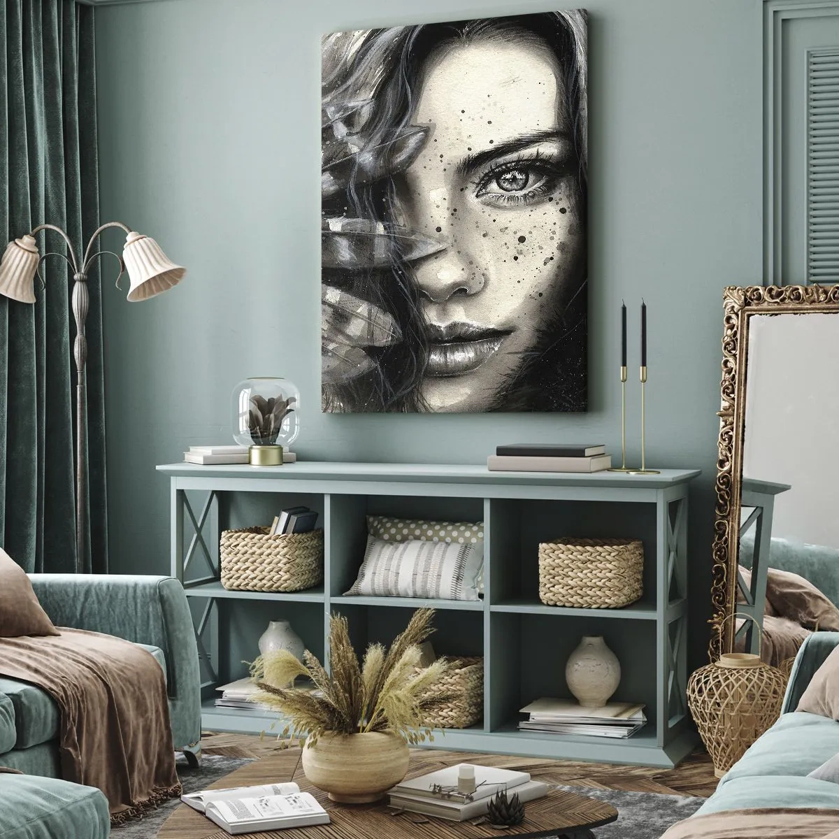 Impression sur toile - Image sur toile - Beauté sauvage - 65x120 cm