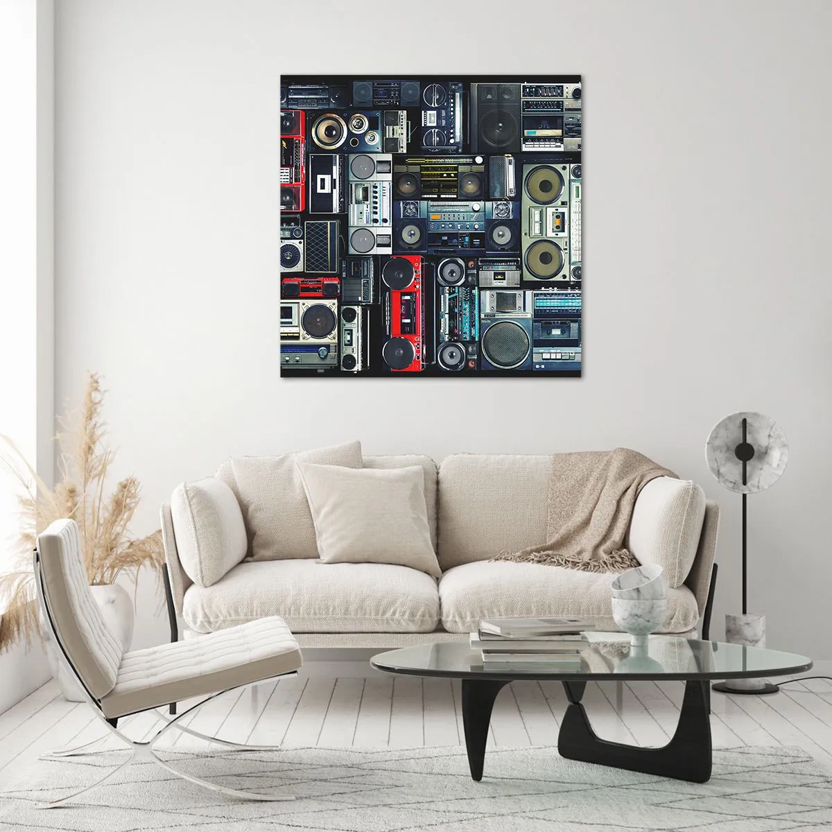 Impression sur verre - Image sur verre - Nostalgie des années 80 - 50x50 cm