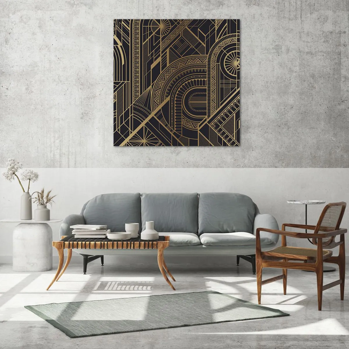 Impression sur verre - Image sur verre - Concept, idée, plan - 60x60 cm