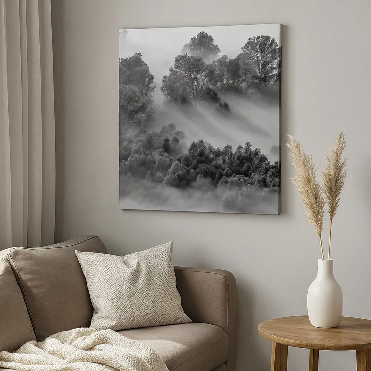 Impression sur toile - Image sur toile - Sortir de son sommeil - 30x30 cm