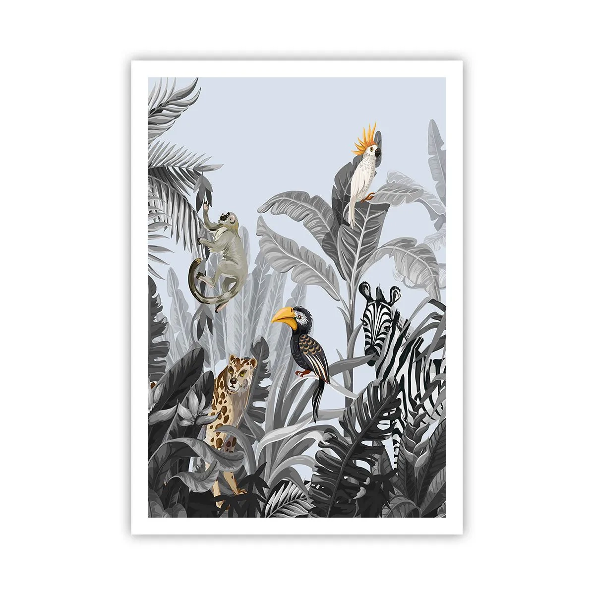 Affiche - Poster - Conte de fées africain - 70x100 cm
