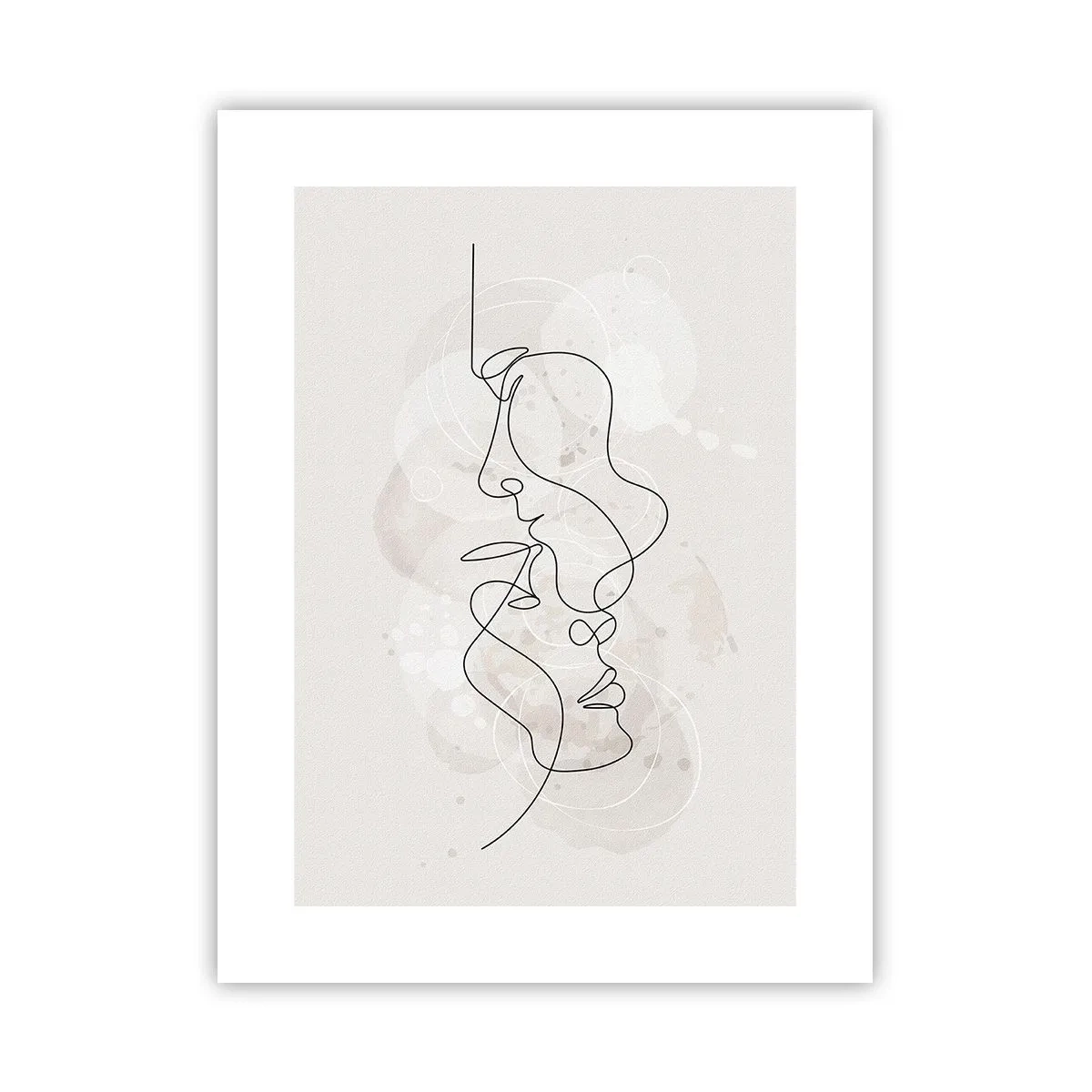 Affiche - Poster - Emmêlé dans une étreinte - 30x40 cm