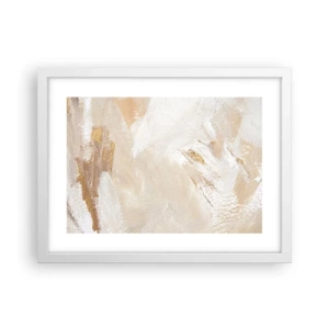 Affiche dans un cadre blanc - Poster - Composition pastel - 40x30 cm