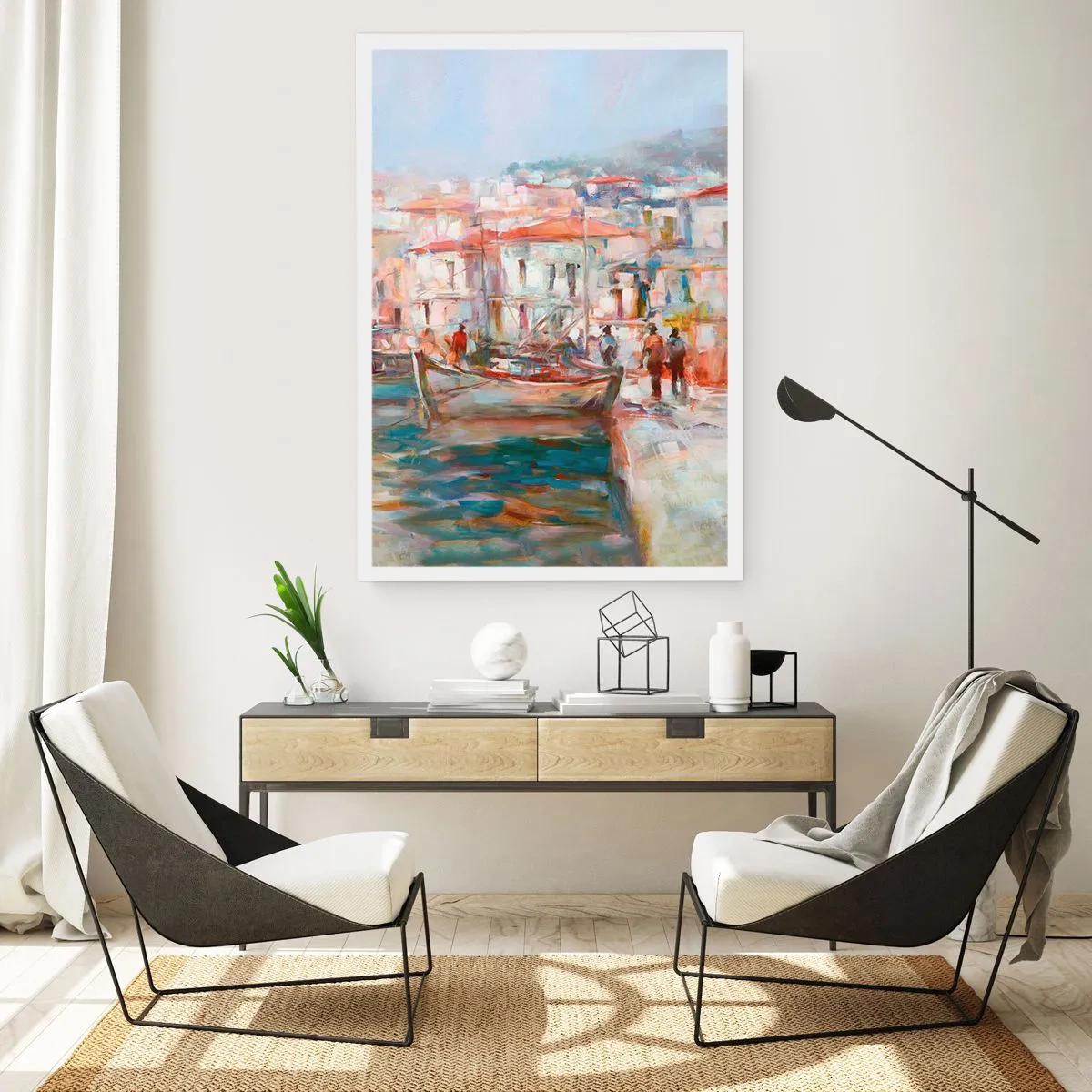 Affiche - Poster - Vacances pastelles - 30x40 cm