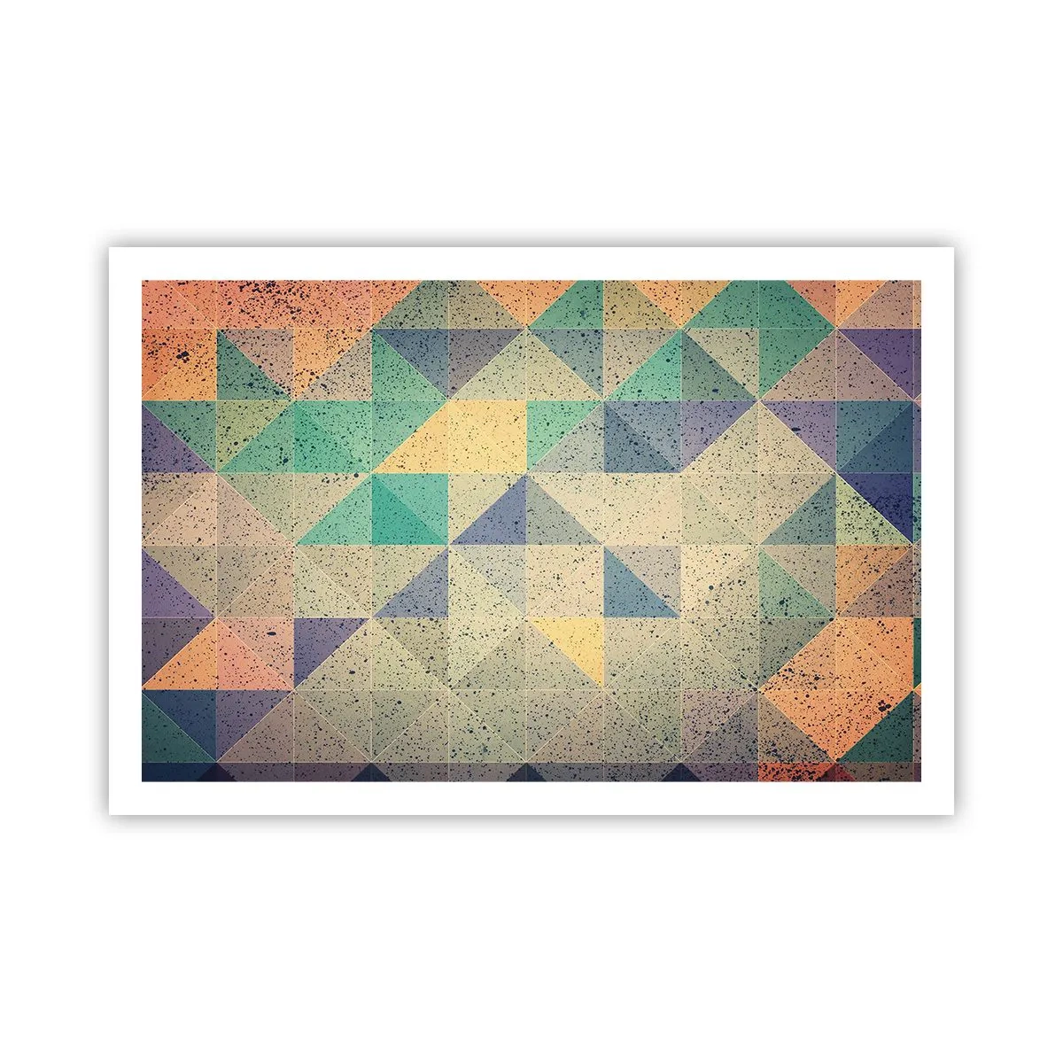 Affiche - Poster - République des triangles - 91x61 cm