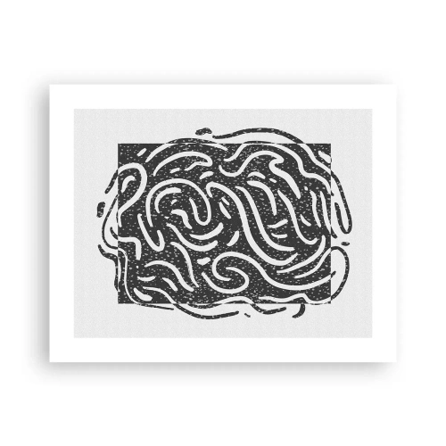 Affiche - Poster - Abstraction : la danse de la joie - 50x40 cm