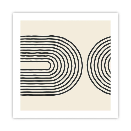 Affiche - Poster - Dans un instant... - 50x50 cm