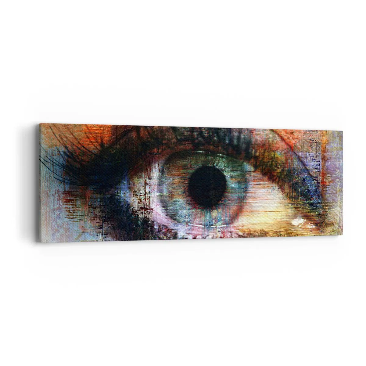 Impression sur toile - Image sur toile - Vous pouvez jeter un coup d'œil dans l'âme - 90x30 cm