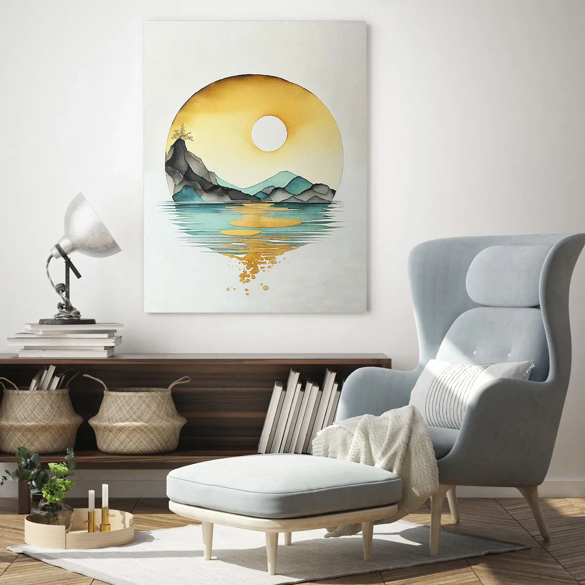 Impression sur verre - Image sur verre - Dans le cercle de la beauté - 80x120 cm