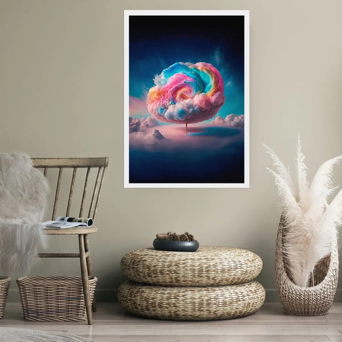 Affiche - Poster - Le rêve d'un parc d'attractions - 40x50 cm