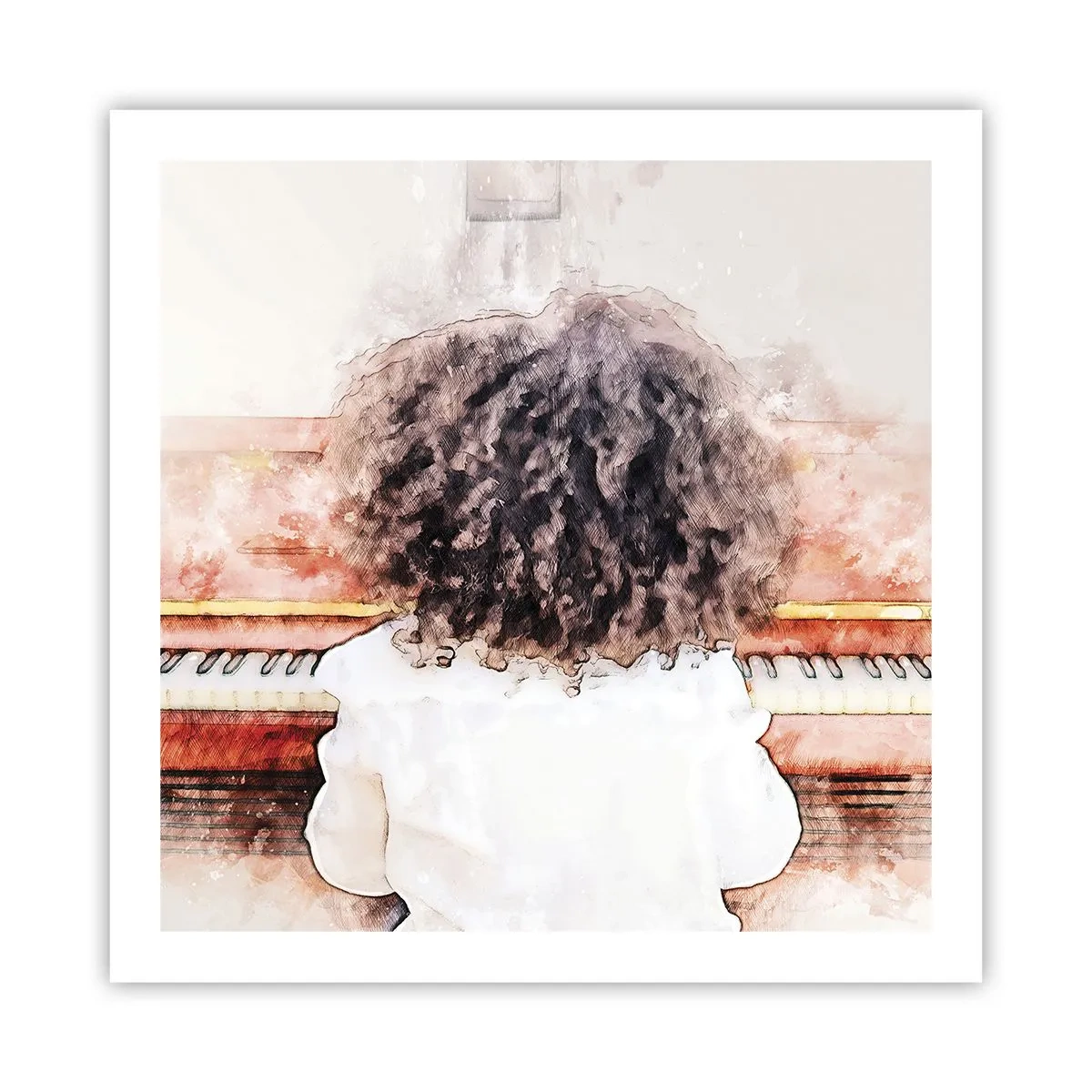 Affiche - Poster - Dans un nouveau monde - 60x60 cm