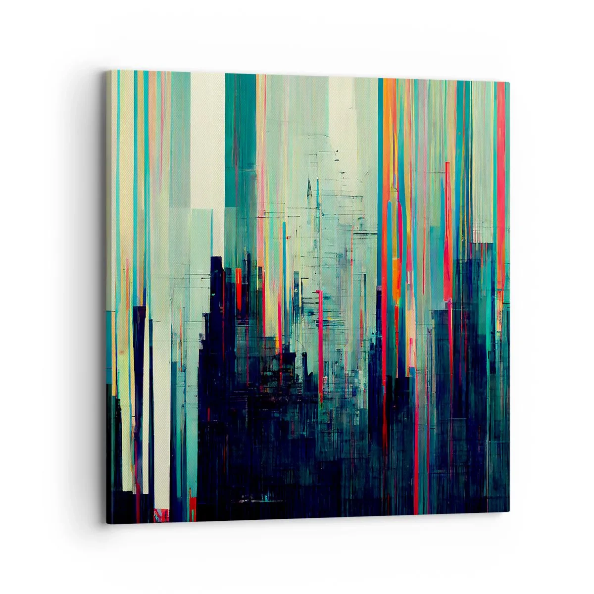 Impression sur toile - Image sur toile - Ville futuriste - 70x70 cm