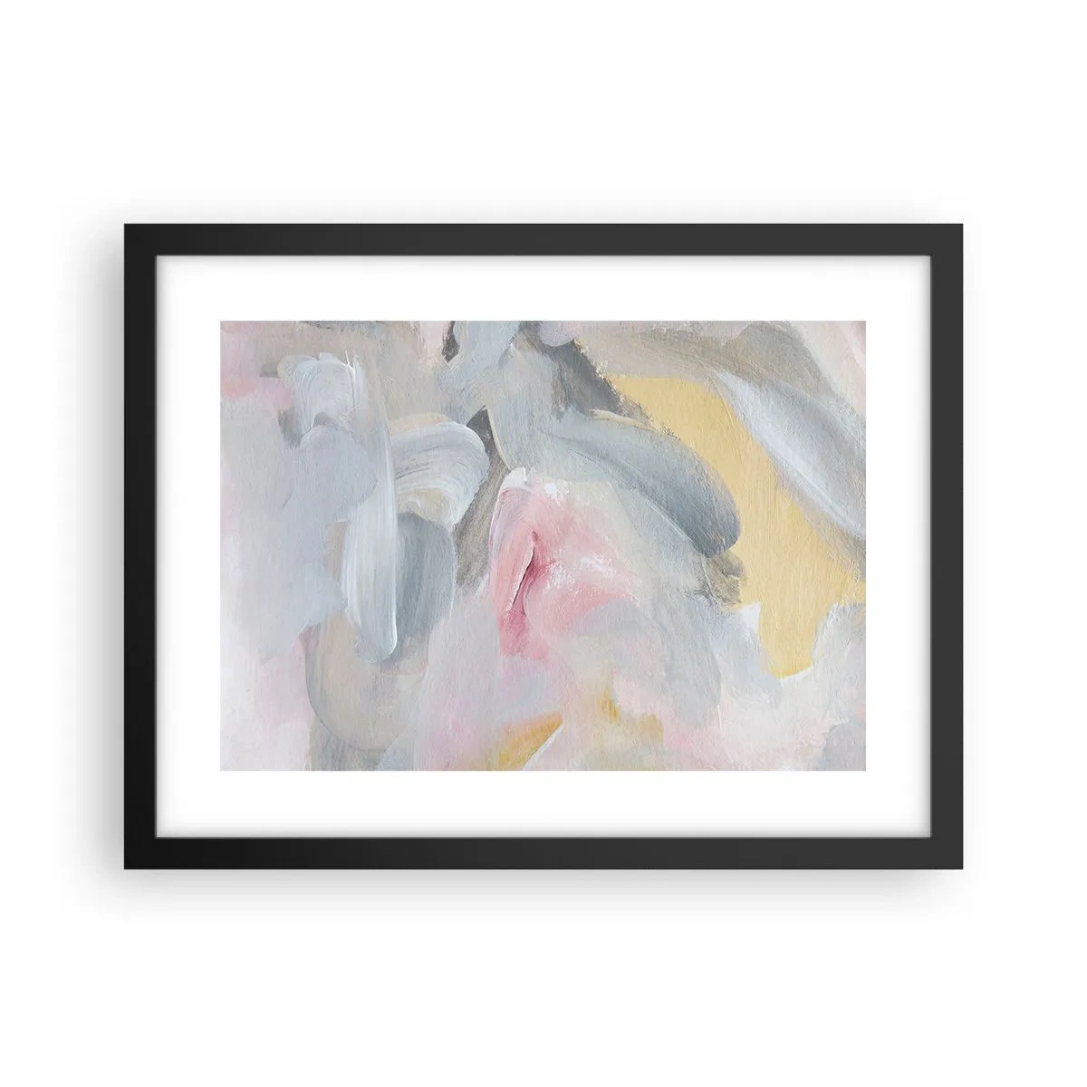 Affiche dans un cadre noir - Poster - Dans un monde pastel - 40x30 cm