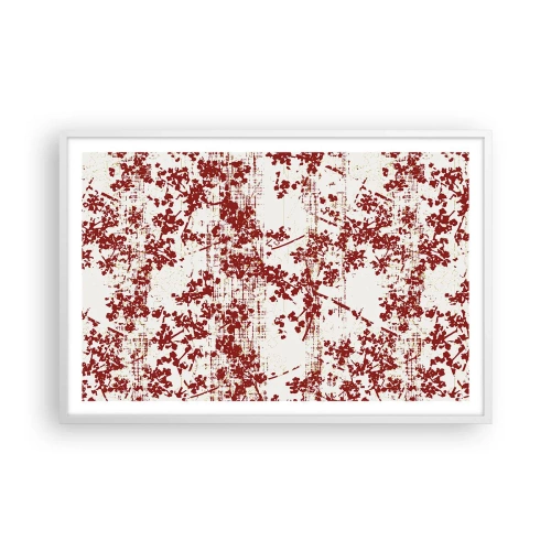 Affiche dans un cadre blanc - Poster - Comme un calicot ancien - 91x61 cm