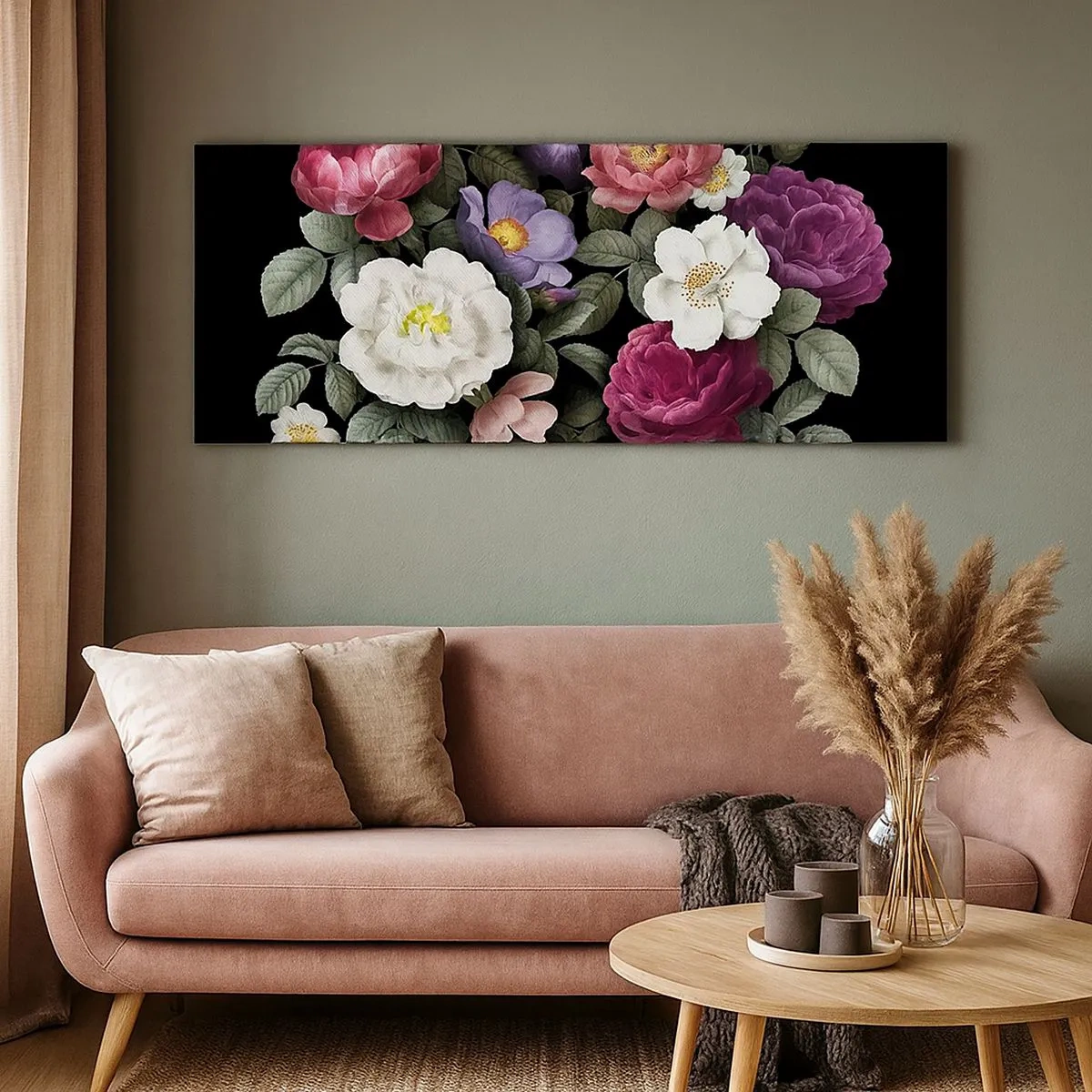 Impression sur toile - Image sur toile - D'un jardin anglais - 100x40 cm