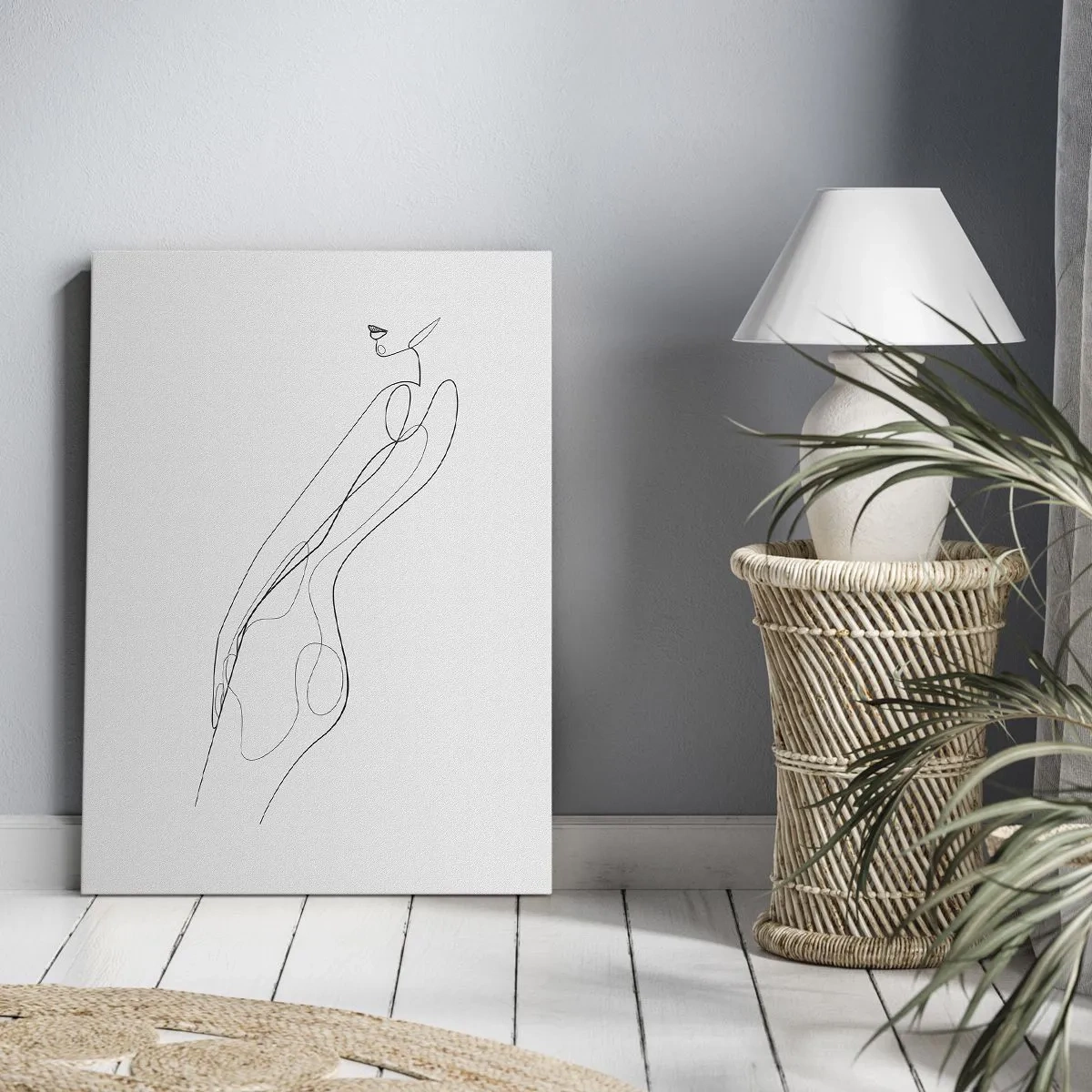 Impression sur toile - Image sur toile - Juste une promesse - 45x80 cm