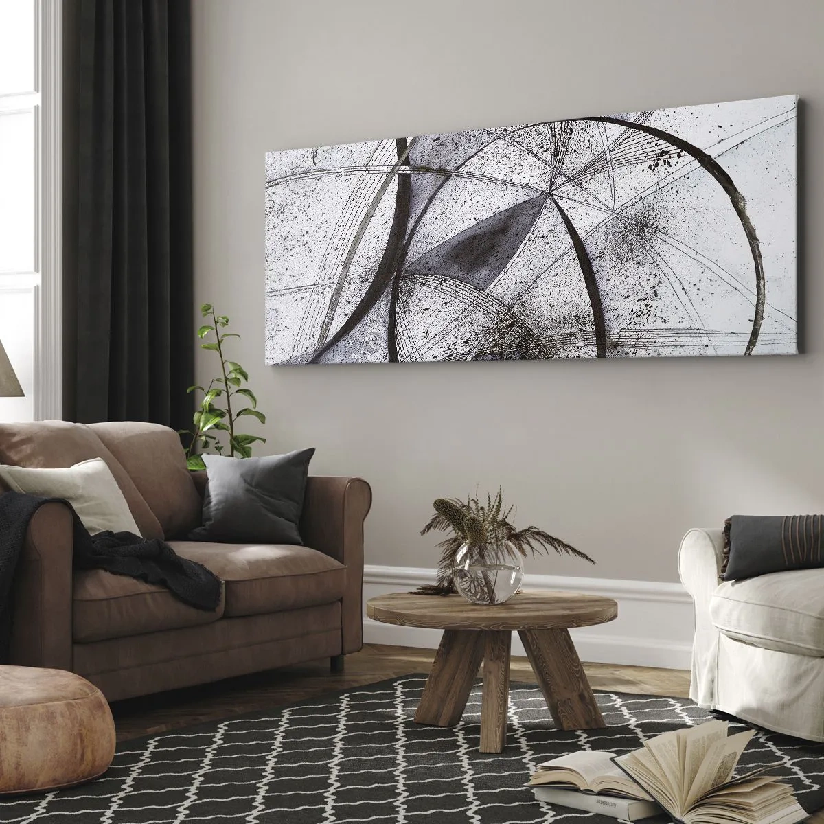 Impression sur toile - Image sur toile - Fantaisie futuriste - 100x40 cm
