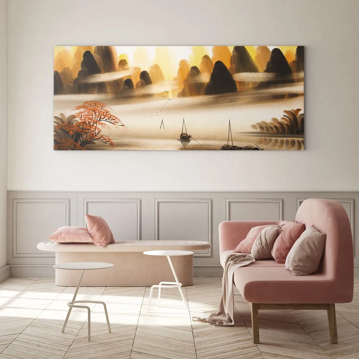 Impression sur verre - Image sur verre - Plus loin que l'Extrême-Orient - 100x40 cm