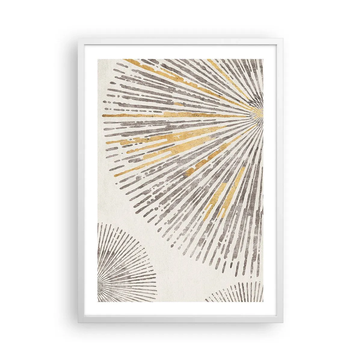 Affiche dans un cadre blanc - Poster - La beauté du rayon - 50x70 cm