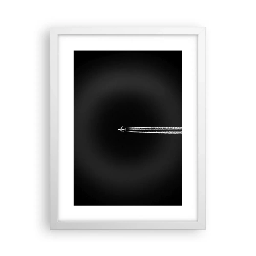 Affiche dans un cadre blanc - Poster - Dans une autre dimension - 30x40 cm