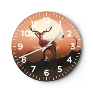 Horloge murale - Pendule murale - Cette nuit ne ressemble à aucune autre - 40x40 cm