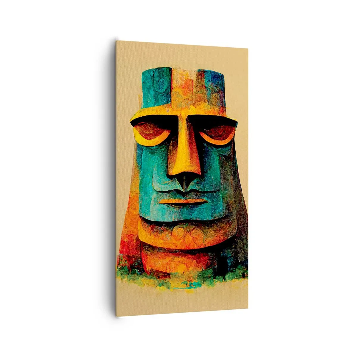 Impression sur toile - Image sur toile - Statuesque et sympathique - 65x120 cm