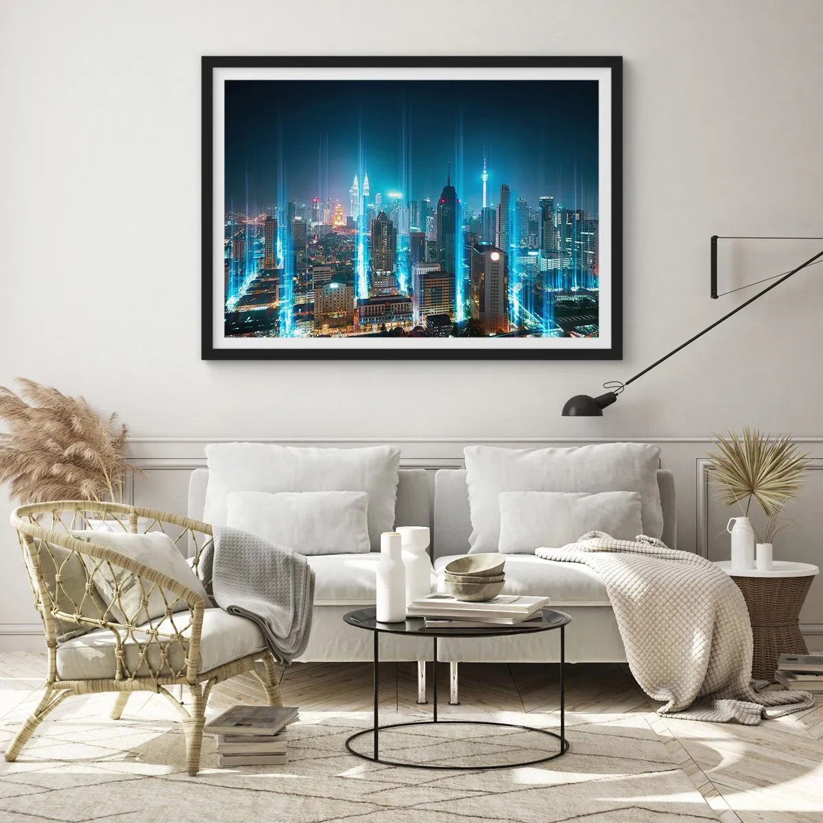 Affiche dans un cadre noir - Poster - À Berlin au paradis - 50x40 cm