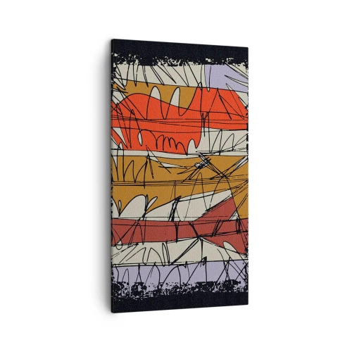 Impression sur toile - Image sur toile - Composition spontanée - 45x80 cm