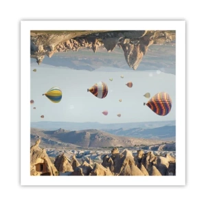 Affiche - Poster - Ici, tout est possible - 60x60 cm