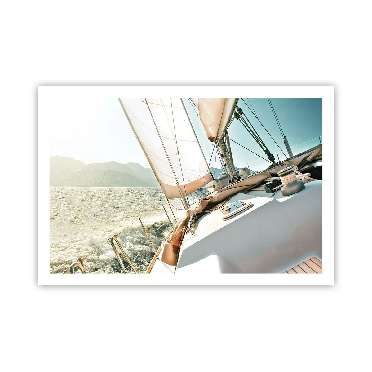 Affiche - Poster - Toutes voiles dehors - 91x61 cm