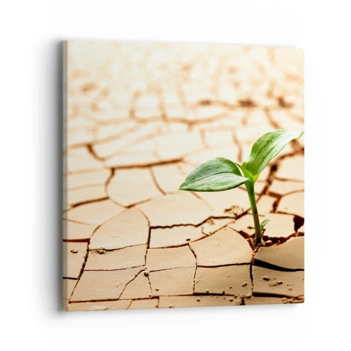 Impression sur toile - Image sur toile - La force indomptable de la vie - 40x40 cm