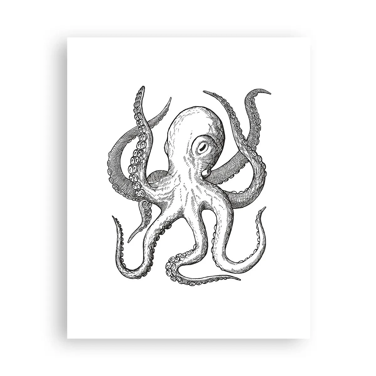 Affiche - Poster - Dansant avec les vagues - 40x50 cm