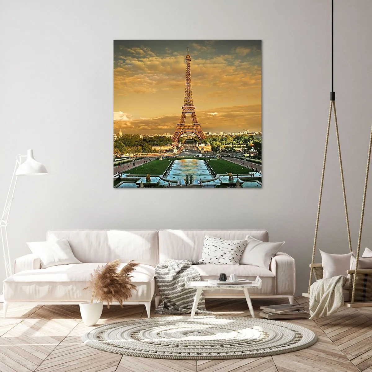 Impression sur toile - Image sur toile - La reine de Paris - 40x40 cm
