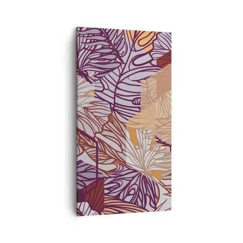 Impression sur toile - Image sur toile - Relation impossible entre la géométrie et la nature - 45x80 cm