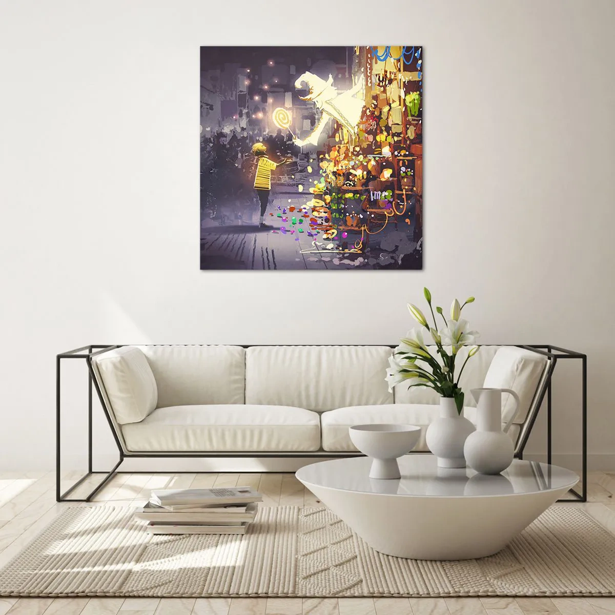 Impression sur verre - Image sur verre - La magie existe - 50x50 cm