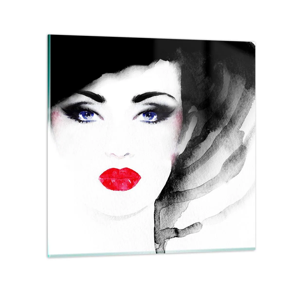 Impression sur verre - Image sur verre - Elle repousse et attire - 60x60 cm