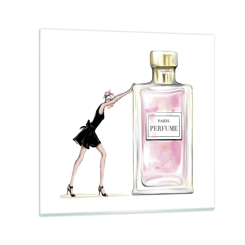Impression sur verre - Image sur verre - L'essence des femmes - 30x30 cm