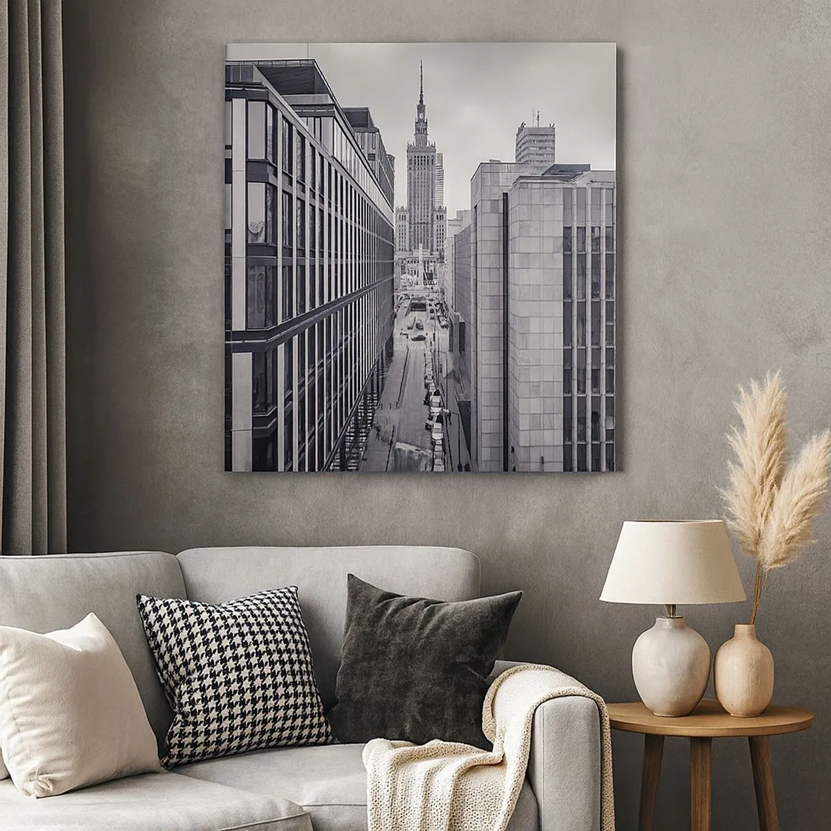 Impression sur toile - Image sur toile - Vallée de Varsovie - 30x30 cm