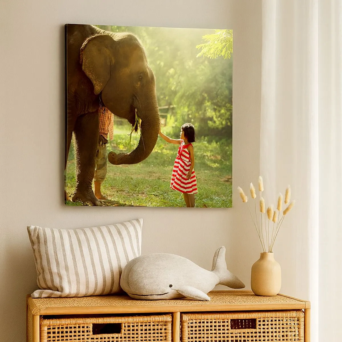 Impression sur toile - Image sur toile - La force de l'amitié - 30x30 cm