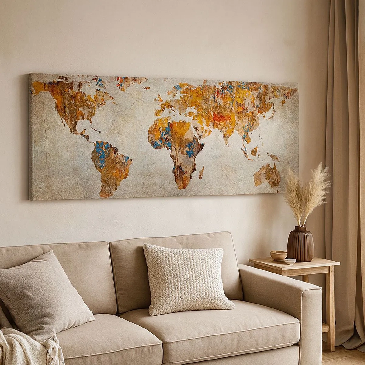 Impression sur toile - Image sur toile - Un monde vraiment immense - 100x40 cm