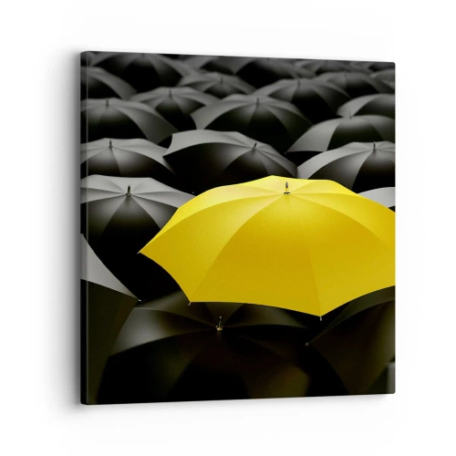 Impression sur toile - Image sur toile - Adieu chagrin - 30x30 cm