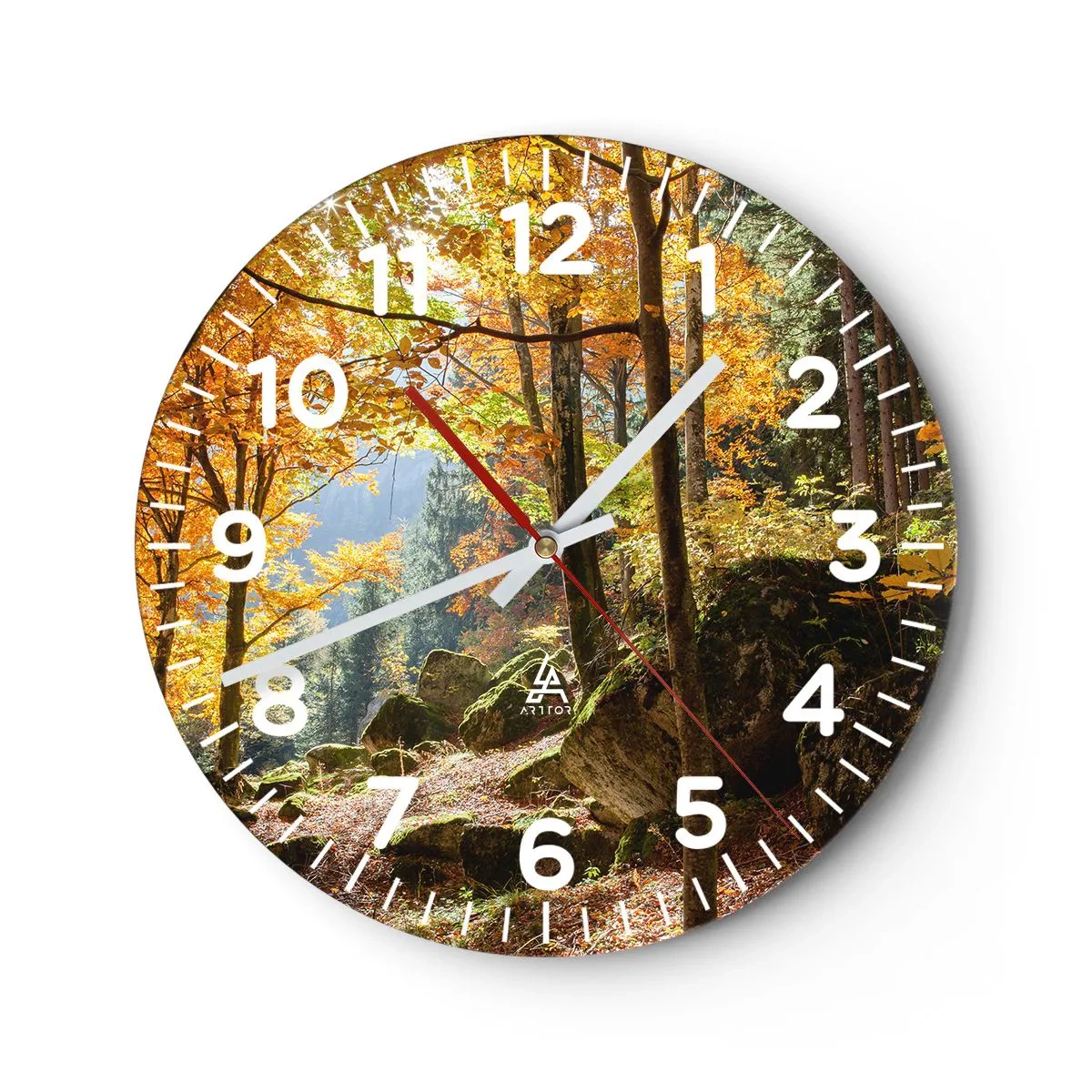 Horloge murale - Pendule murale - Il est temps de se détendre - 40x40 cm