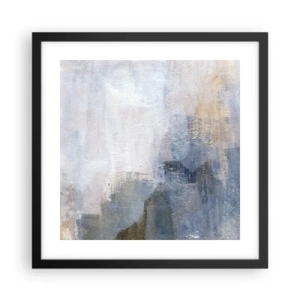 Affiche dans un cadre noir - Poster - Tonalités et accords de couleur - 40x40 cm
