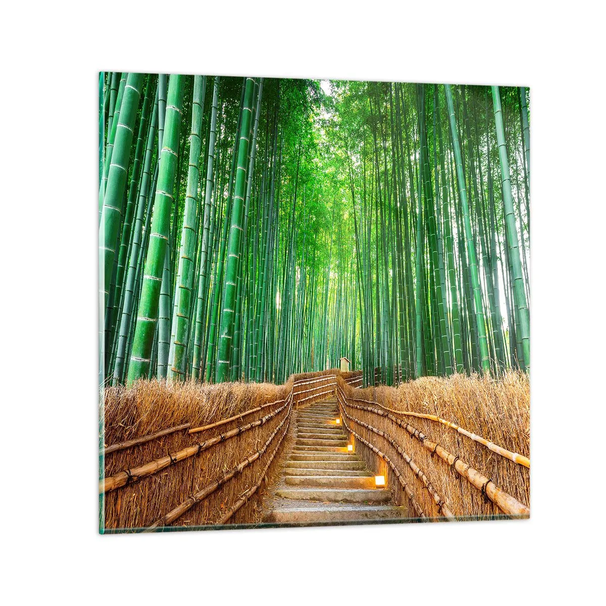 Impression sur verre - Image sur verre - L'essence de la nature asiatique - 30x30 cm